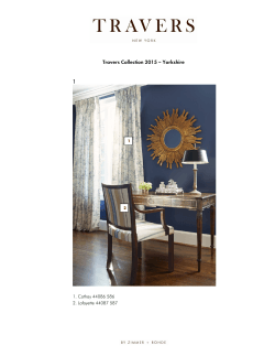 Travers Collection 2015 – Yorkshire 1
