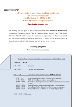„Progress in Quaternary archive studies in the Iberian Peninsula“