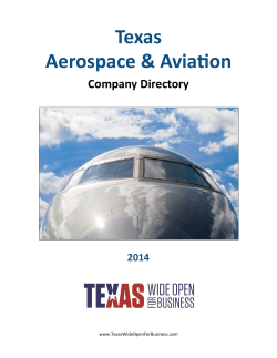 Texas Aerospace & Aviation Directory