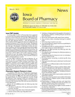 News Iowa Board of Pharmacy - National Association of Boards of