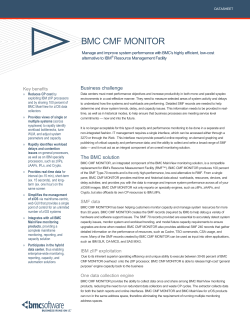 BMC CMF MONITOR