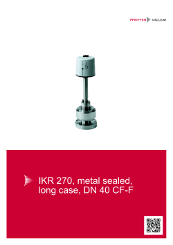 IKR 270, metal sealed, long case, DN 40 CF-F