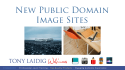 New Public Domain Image Sites