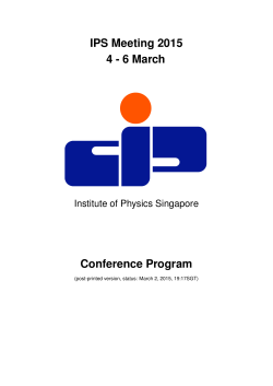 pdf version - IPS Meeting 2015