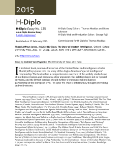 H-Diplo Review Essay - H-Net
