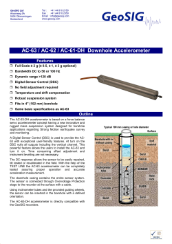 AC-63 / AC-62 / AC-61-DH Downhole Accelerometer - TILT-TECH