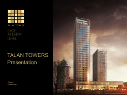 TALAN TOWERS Presentation