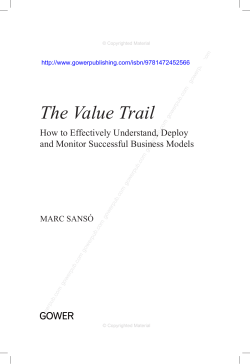 The Value Trail