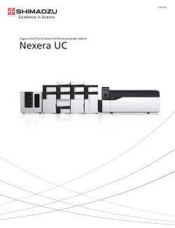 C190-E185 Nexera UC - Shimadzu Scientific Instruments