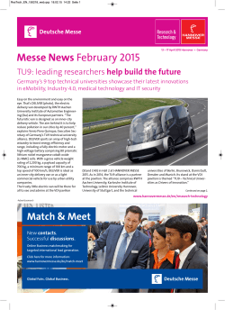 Messe News February 2015