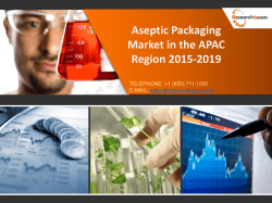 Aseptic Packaging Market in the APAC Region 2015-2019