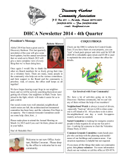 Current_Newsletter - Discovery Harbour