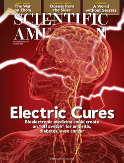 Electric Cures - Bioelectronic Medicine could create an `off switch` for