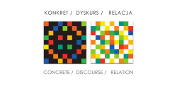 konkret / dyskurs / relacja concrete / discourse / relation