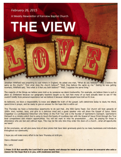 THE VIEW - Fairview Baptist Church