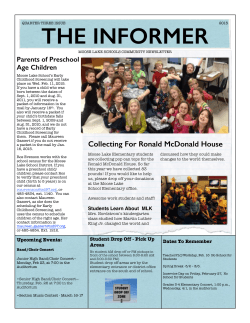 The Informer (District Newsletter)