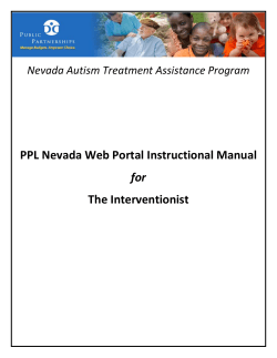 Interventionist Portal Instruction Manual