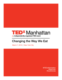 here - TEDxManhattan