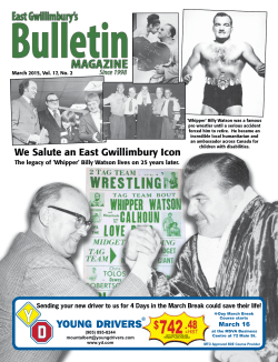 March 2015 - The Bulletin Magazine