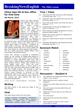 Two-Page Mini-Lesson - Breaking News English