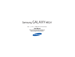 Samsung Galaxy Mega User Guide
