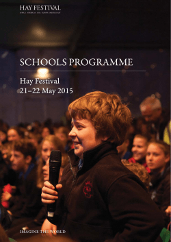 the 2015 schools programme