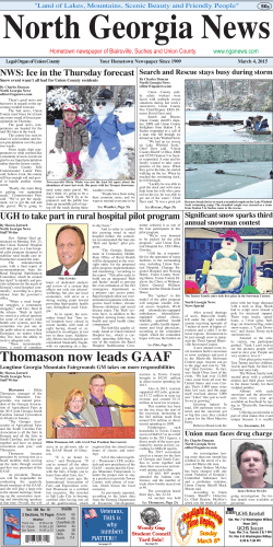 Front Page - North Georgia News