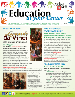 Educator Newsletter  - Midland Center for the Arts