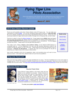 March 2015 Newsletter - Flying Tiger Line Pilots Association