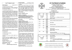 our Newsletter - St Patricks Telford