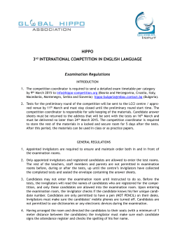 Exam Regulations 2015 3