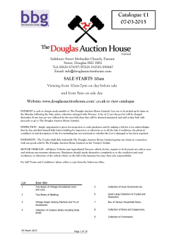 PDF Catalogue - Douglas Auction House Limited
