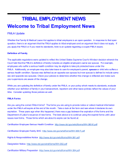 TRIBAL EMPLOYMENT NEWS Welcome to Tribal