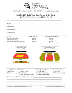 2015-2016 Build Your Own Series Order Form