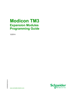 Modicon TM3 - Expansion Modules