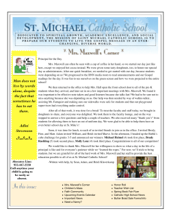 March 6, 2015 - School of St. Michael | Prior Lake, MN