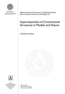 Superimposition of Contractional Structures in Models and
