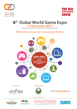 Post Show Report 2014 - Dubai World Game Expo