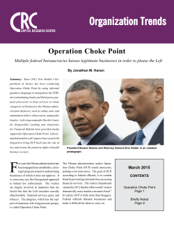 Operation Choke Point - Capital Research Center