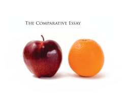 The Comparative Essay.pptx