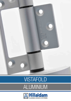 Vistafold 70A Fitting Instructions PDF