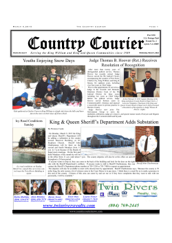 King William - Country Courier