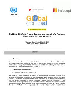 GLOBAL COMPAL Annual Conference: Launch of a