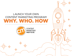Launch Your Own Content Marketing Program