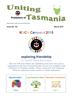 March 2015 - Uniting Church in Australia