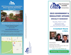 6 Contact Hours - Ohio Water Environment Association