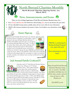 Newsletter - Nbcsharingcenter.org