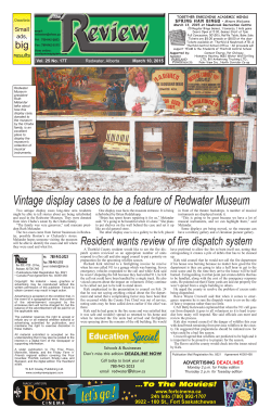 Vintage display cases to be a feature of Redwater Museum