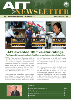 AIT awarded QS five