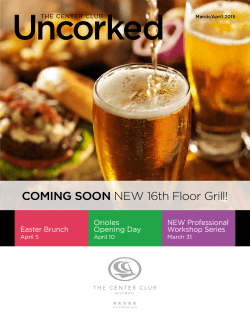 COMING SOON NEW 16th Floor Grill!